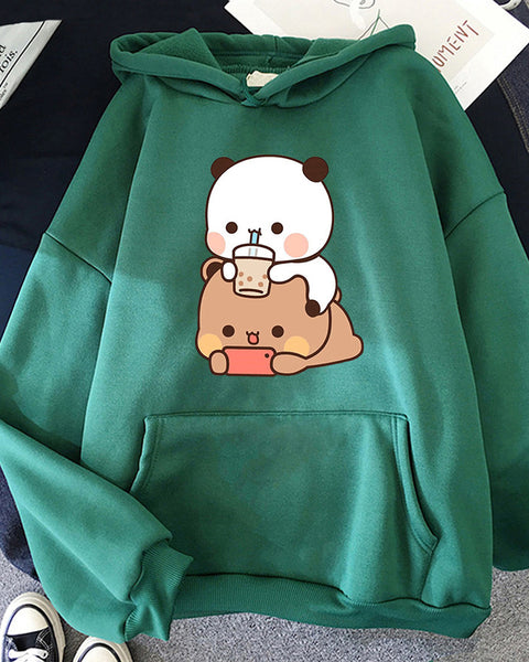 Bubu And Dudu Hoodies For Women Aesthetic Graphic Fun Kawaii - VibeSoothe