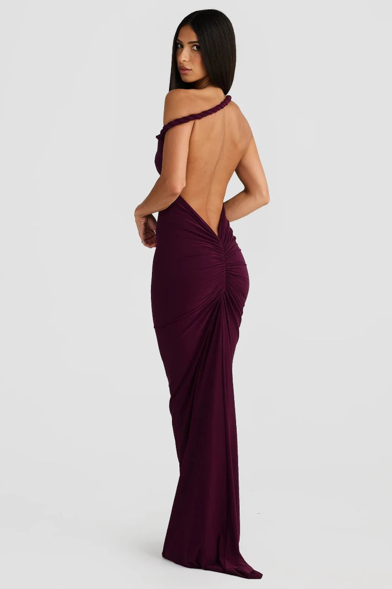 Luna Allure - Convertible Stretch Gown - VibeSoothe