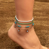 Bohemian Pendant Anklet - VibeSoothe