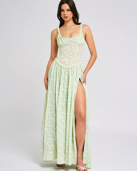 Savannah Meadows Lace Maxi Dress