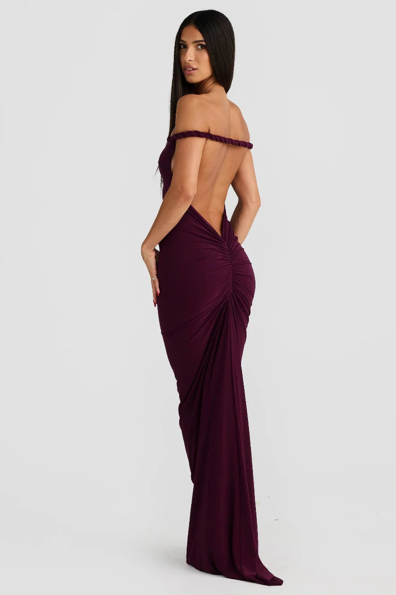 Luna Allure - Convertible Stretch Gown - VibeSoothe