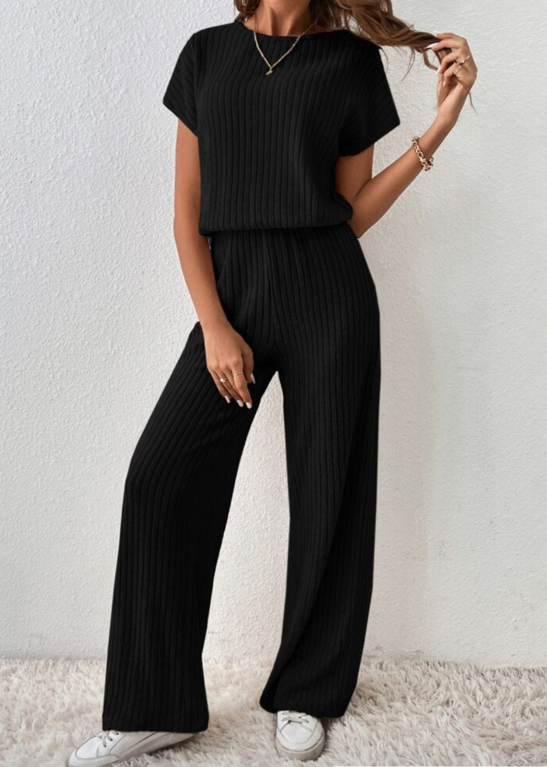 Tranquil Knit - Ribbed Two-Piece Set