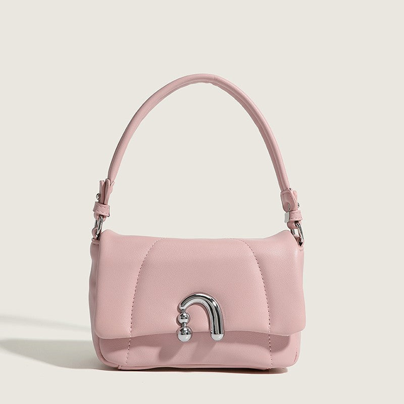 Blush-Charm Handbag - VibeSoothe