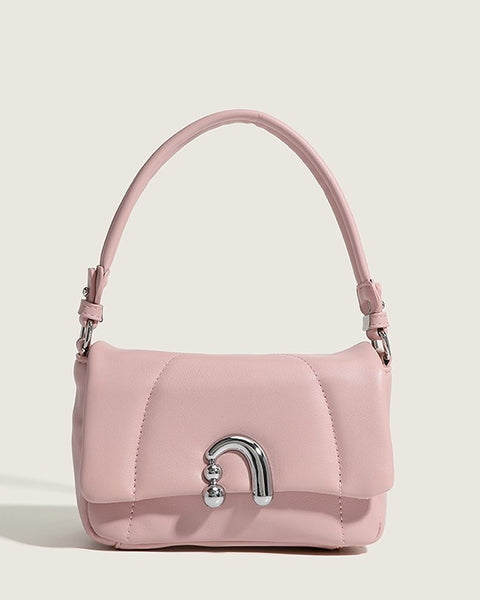 Blush-Charm Handbag - VibeSoothe