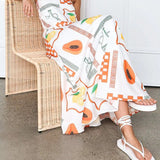 Amara - Printed Maxi Dress - VibeSoothe