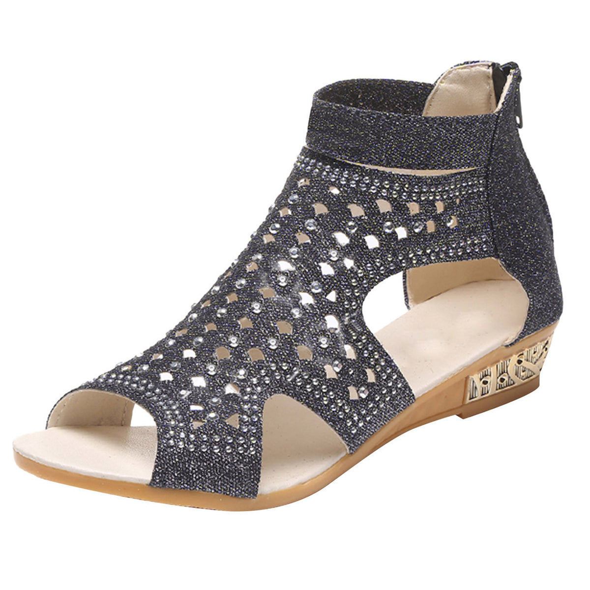 Rhinestones Summer Sandals - VibeSoothe