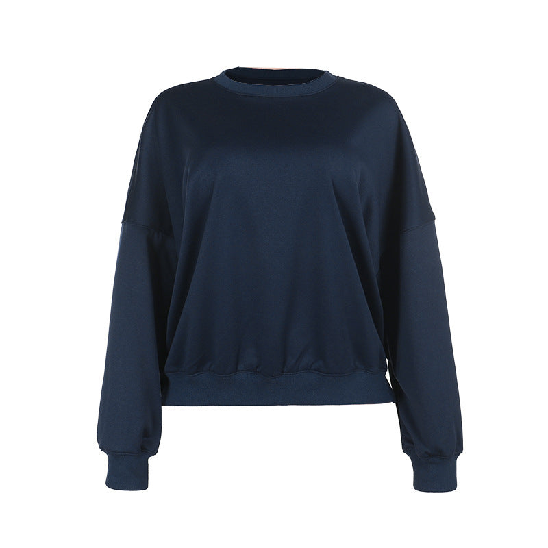 European And American Loose Basic Sports Sweater