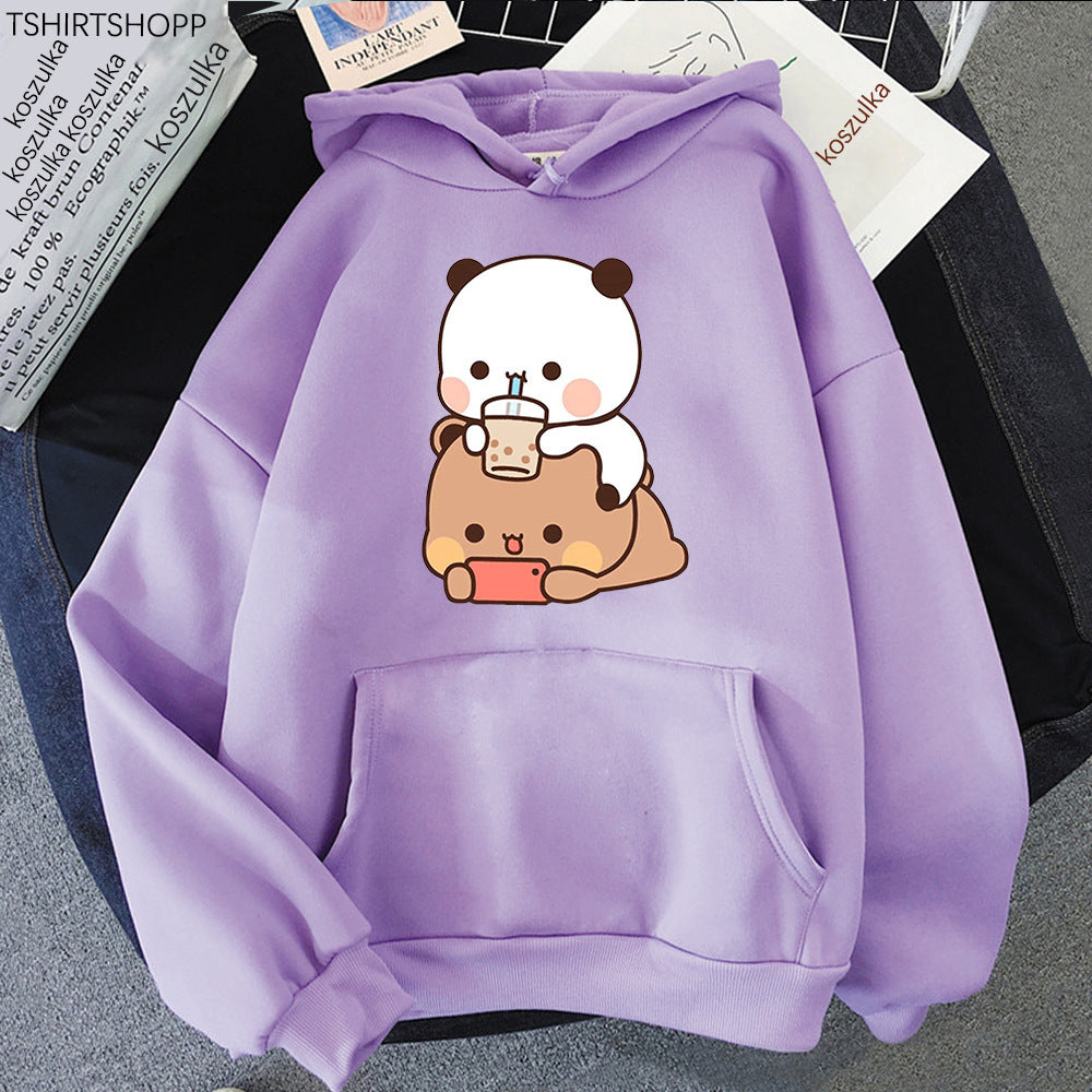 Bubu And Dudu Hoodies For Women Aesthetic Graphic Fun Kawaii - VibeSoothe