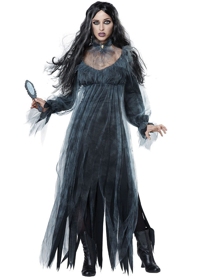 Sposa Fantasma - Costume di Halloween da Abito da Sposa Infestato per Donna