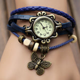 Cowhide winding bracelet watch - VibeSoothe