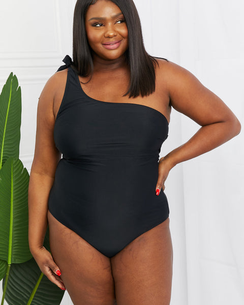 Maillot de bain une pièce asymétrique à une épaule Marisol