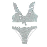 Aveline Lace-up Bikini Set - VibeSoothe