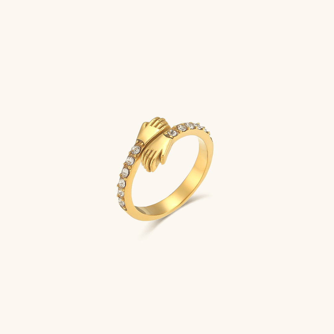 Embrace Gold Ring