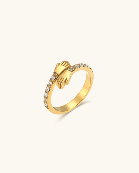 Embrace Gold Ring