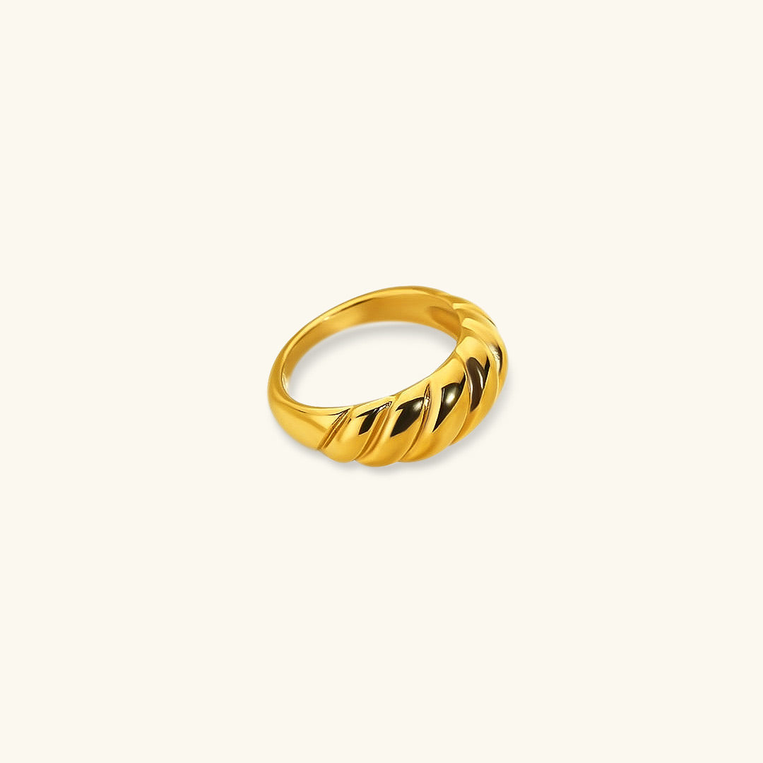 Aurelia Gold Croissant Ring