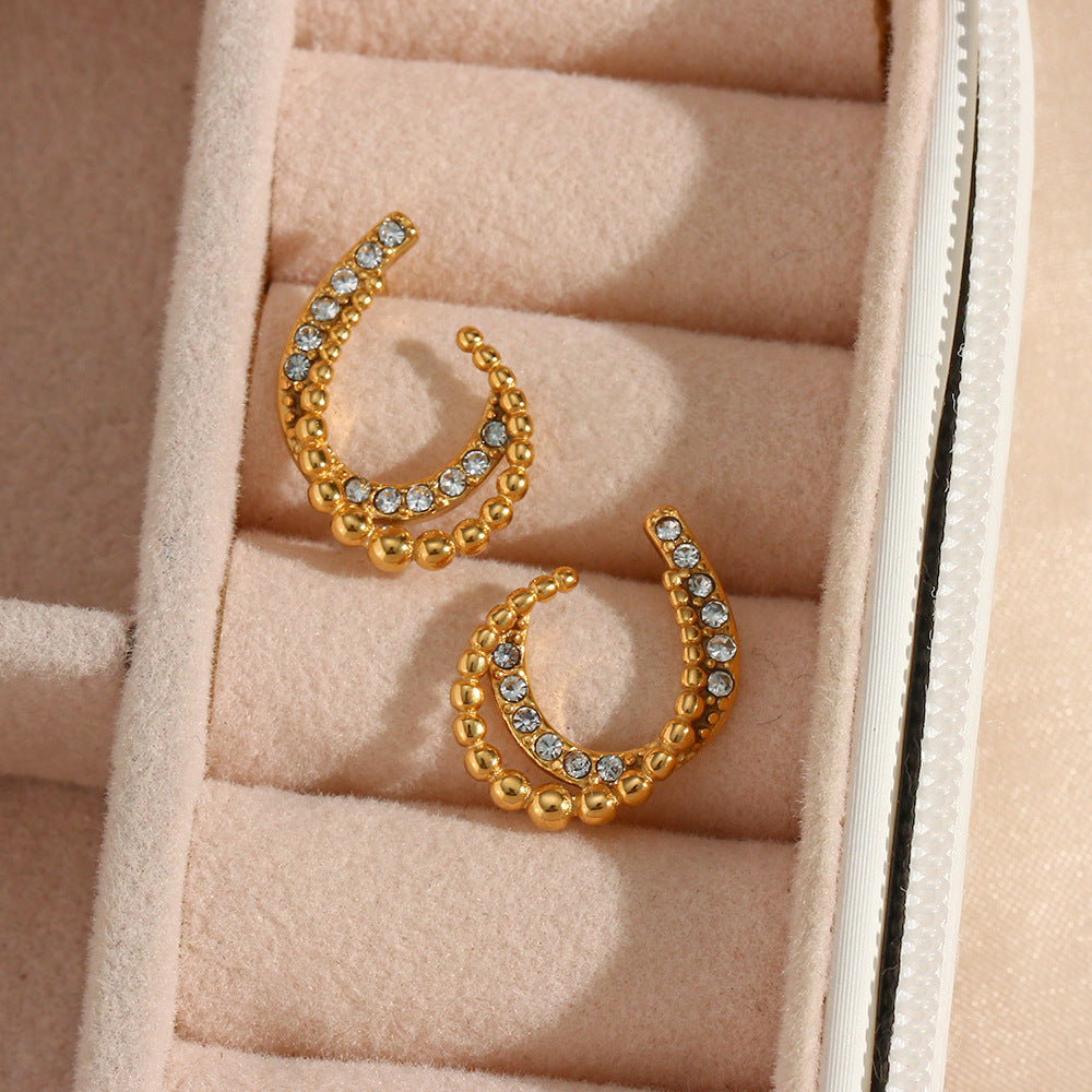 Aurora Gold Accent Earrings