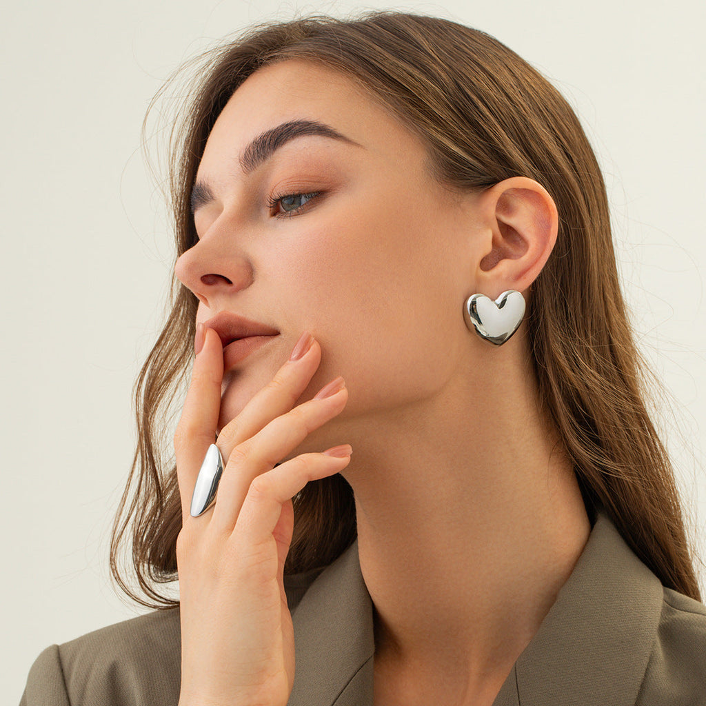 ピアス VVV Aurora Heart Ribbon Earring BFK141 Designer fashion, Seoul-fully created | W Concept