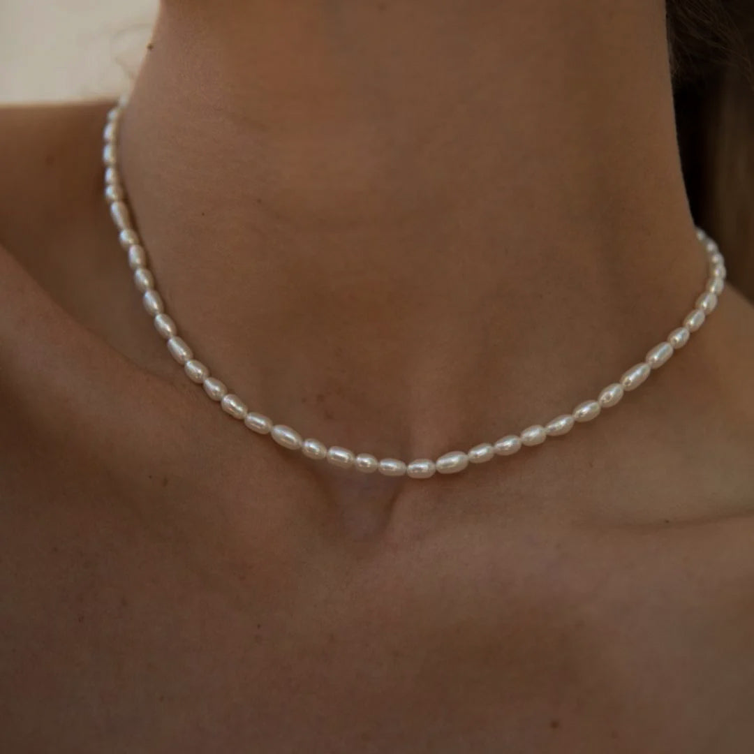 Avaria Grace - Choker met zoetwaterparels