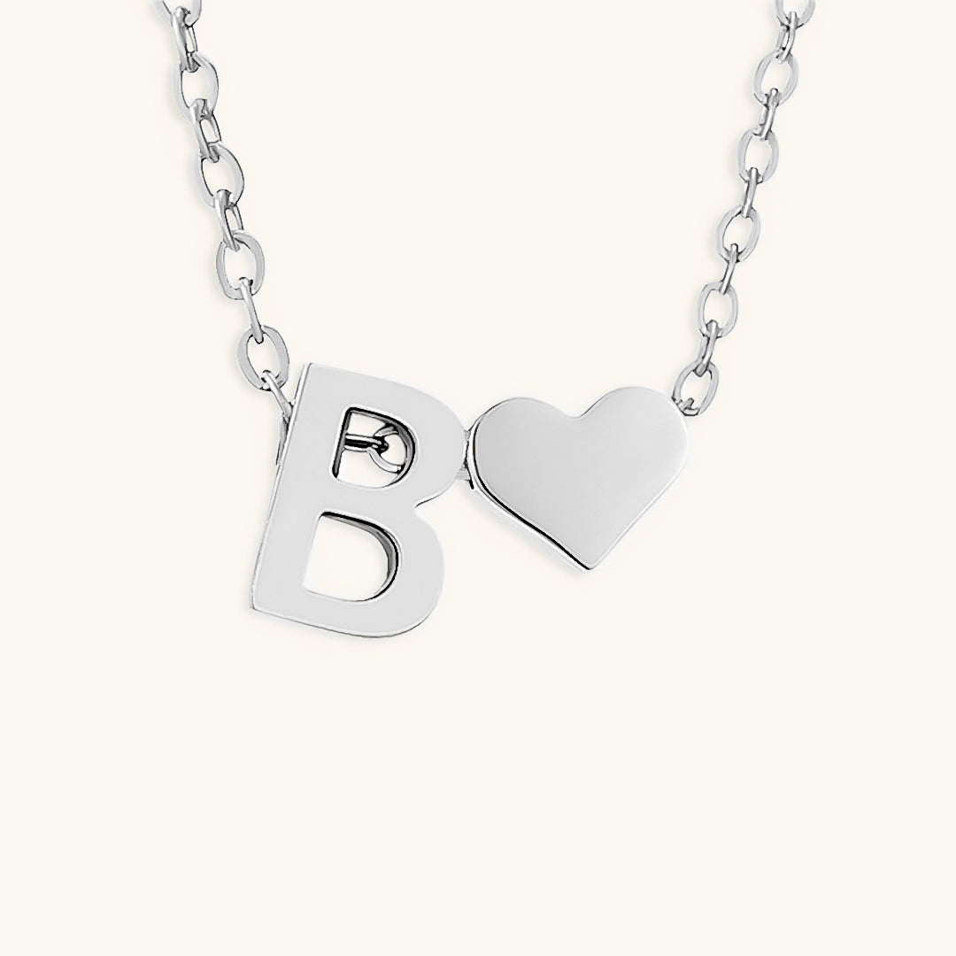 Heartfelt Initial - Gold Letter Necklace