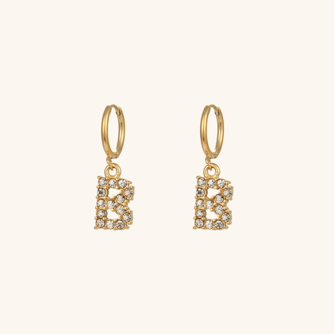 Aimee Initial Earrings