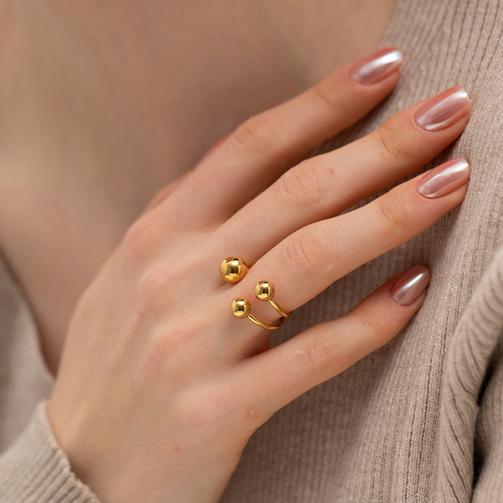 Celeste Sphere Gouden Ring