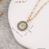 Bohemian Moon & Star Opal Necklace - VibeSoothe