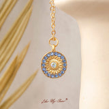 Bohemian Moon & Star Opal Necklace - VibeSoothe