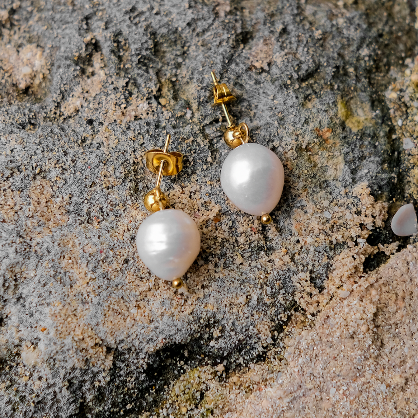 Boucles d'oreilles goutte de perles d'eau douce Delilah