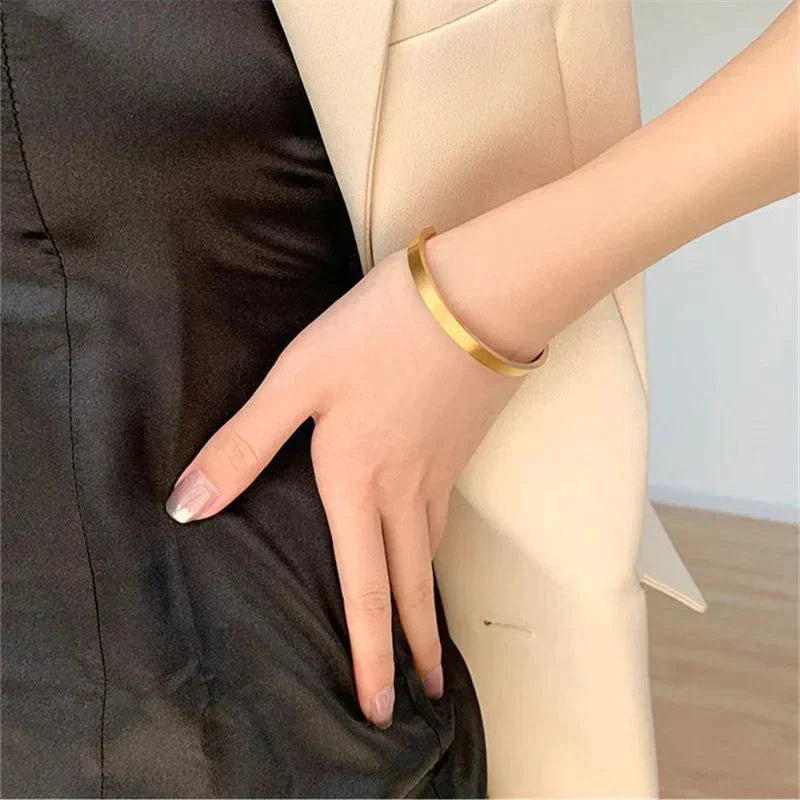 Delilah Gold Cuff Bracelet