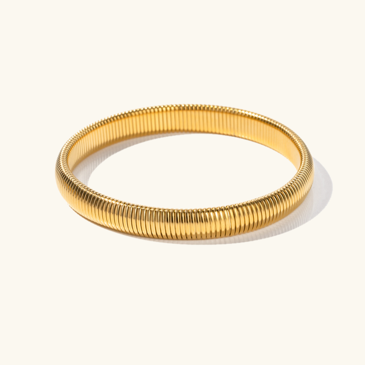 Radiance Coil Gold Bracelet