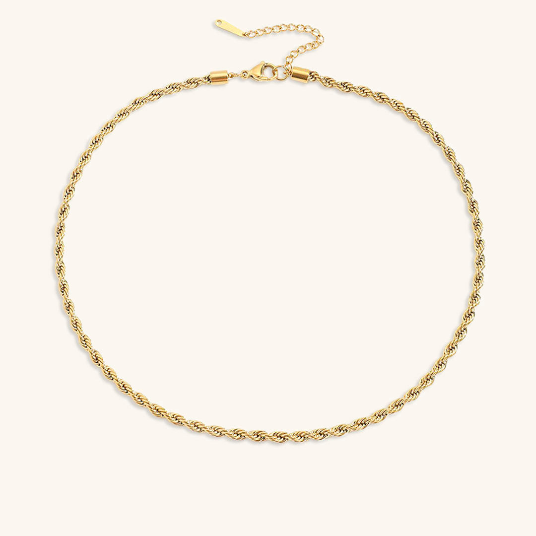 Golden Twist - Rope Chain Necklace