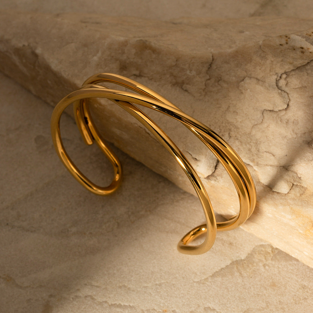 Harmony Gold Cuff Bracelet