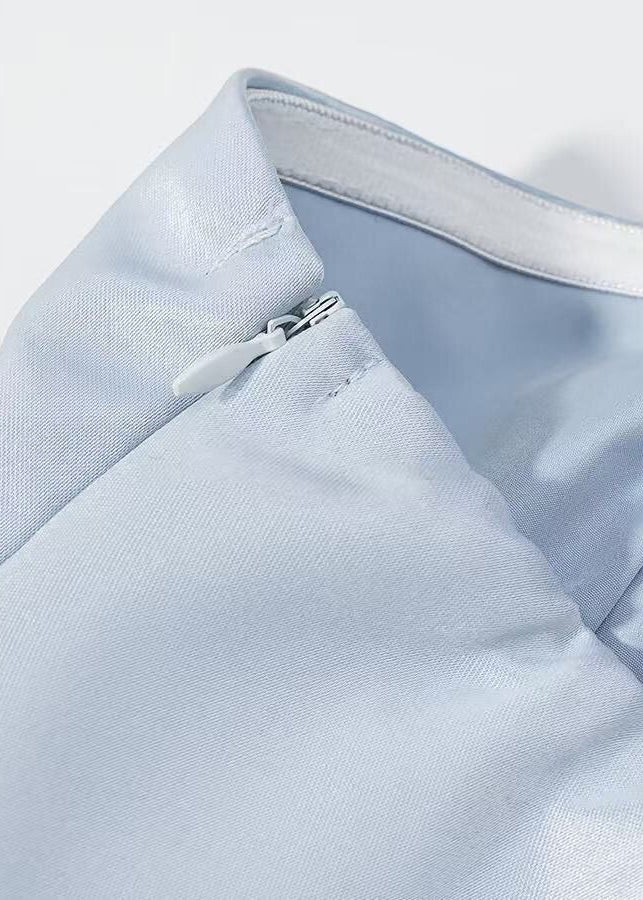 Aurelia Pearl Drape Maxi Dress – Strapless Corset Evening Gown with Scarf Detail