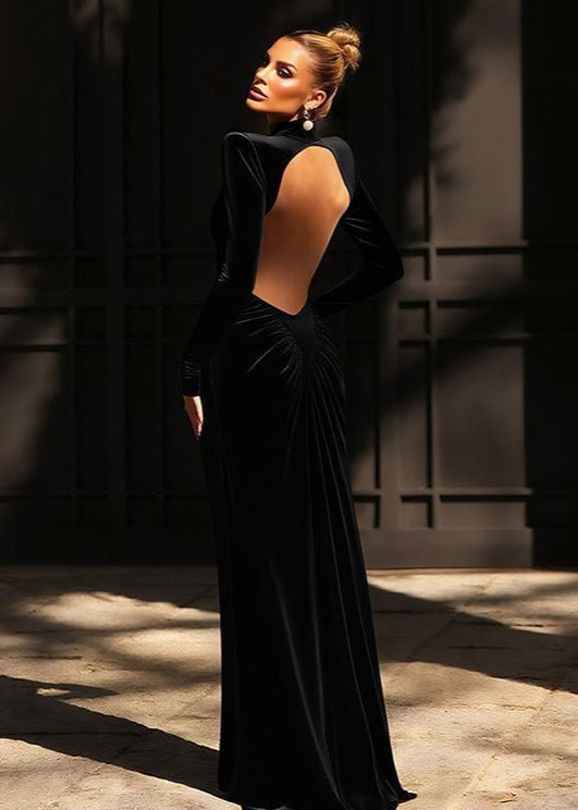 Seraphina - Cutout Long Sleeve Maxi Dress