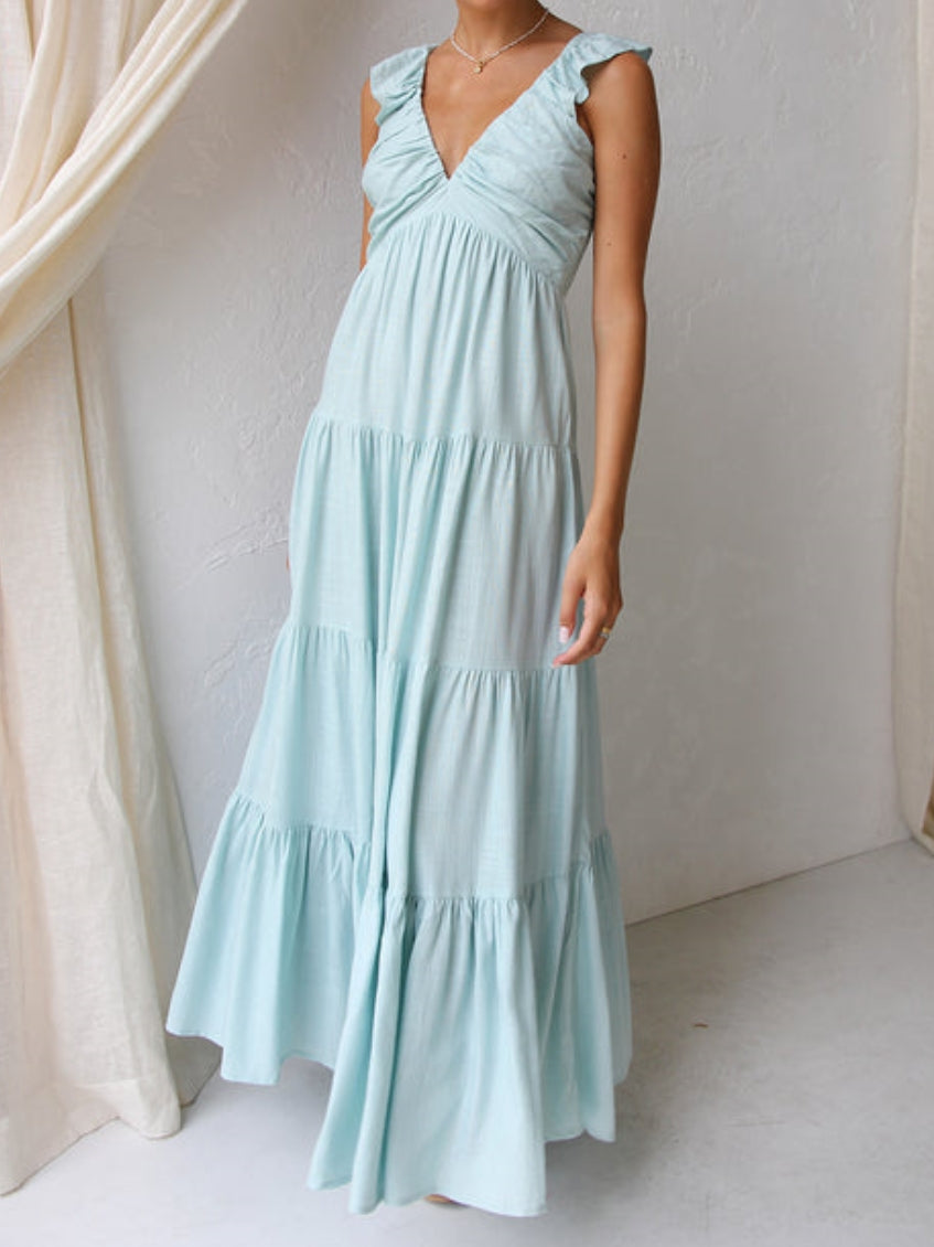 Isla-Breeze Maxi Dress - VibeSoothe