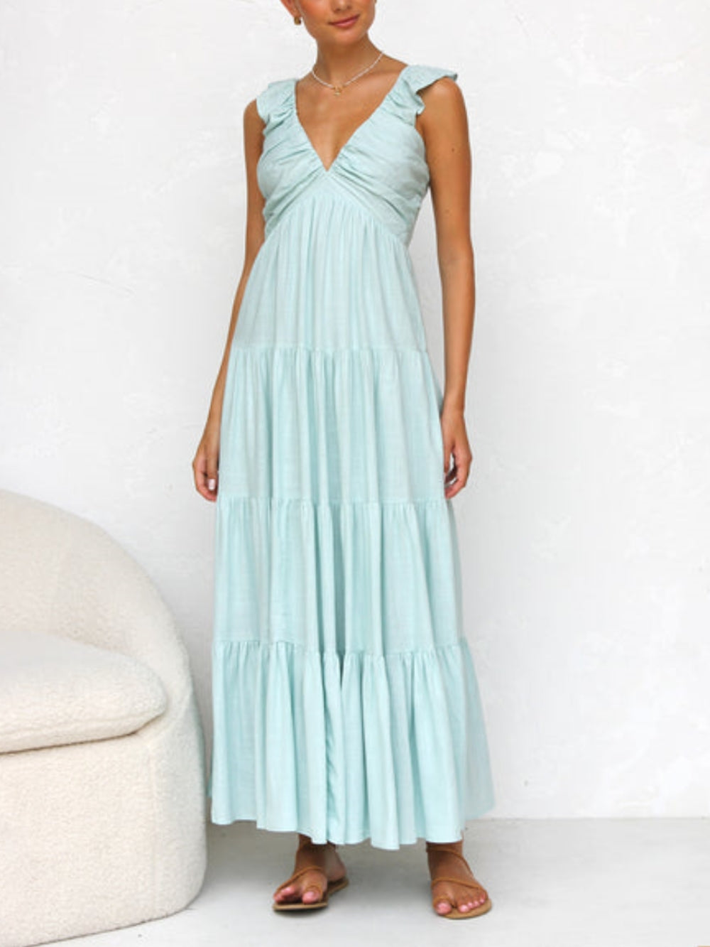 Isla-Breeze Maxi Dress - VibeSoothe