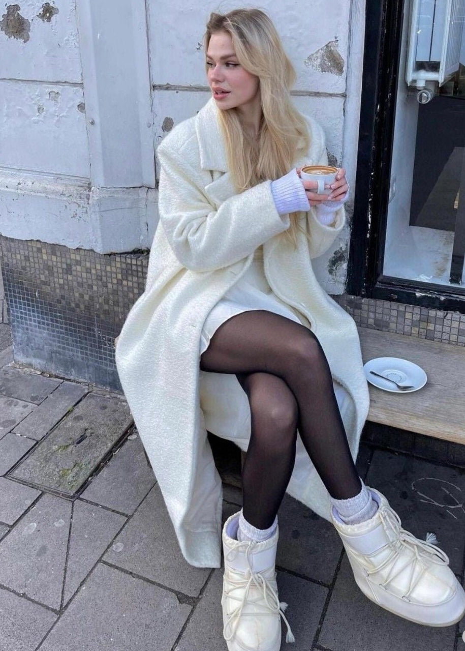 Lace-Up Platform Snow Boots with Padded Ankle Cuff