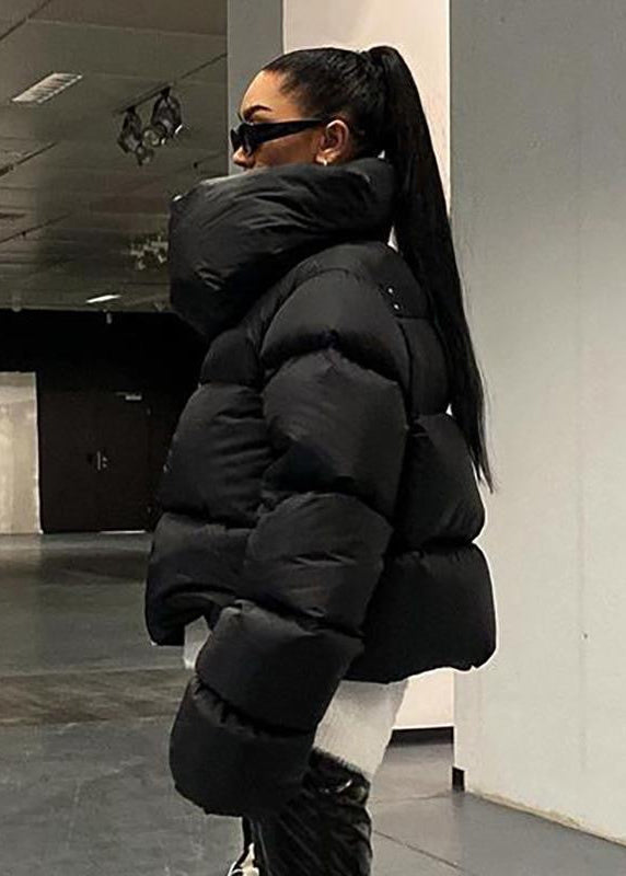 Arctic Loft Oversized Puffer Jacket – Black