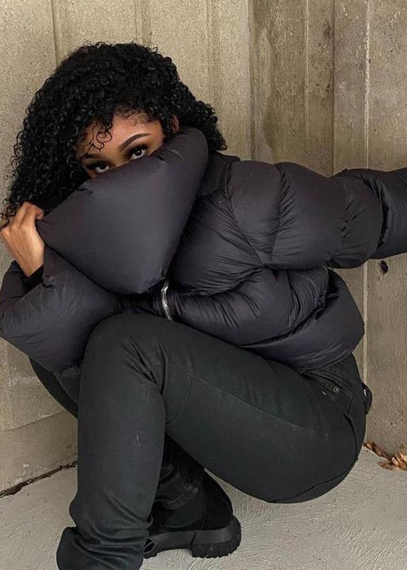 Arctic Loft Oversized Puffer Jacket – Black