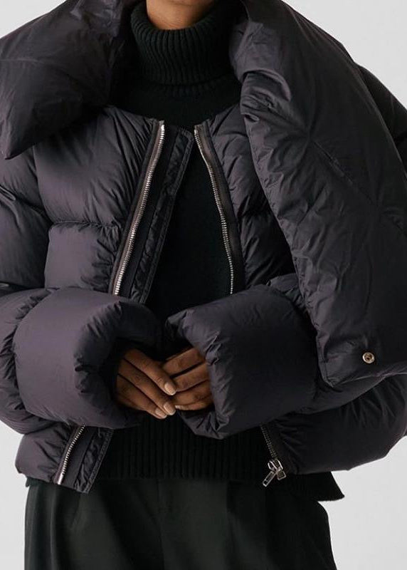 Arctic Loft Oversized Puffer Jacket – Black