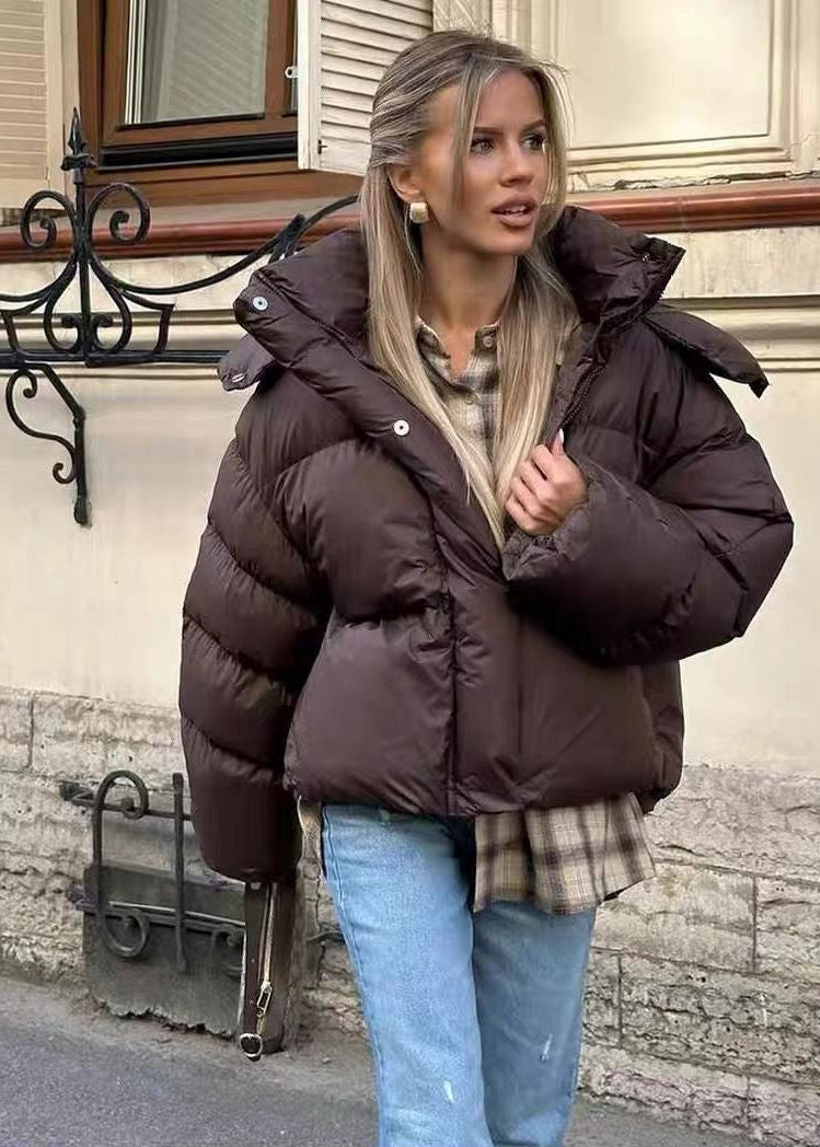 Auburn Summit Hooded Puffer Jacket – Warm Insulated Outerwear