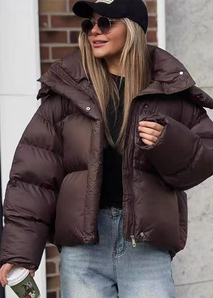 Auburn Summit Hooded Puffer Jacket – Warm Insulated Outerwear