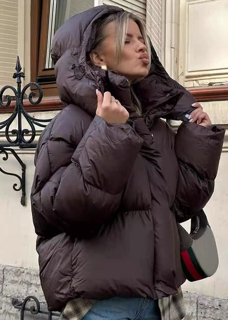 Auburn Summit Hooded Puffer Jacket – Warm Insulated Outerwear