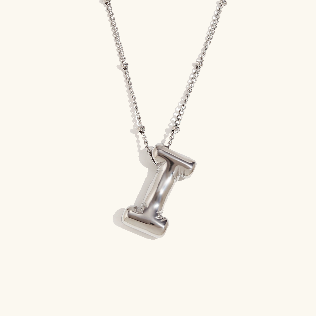 Lettre aérienne - Collier avec initiale en or