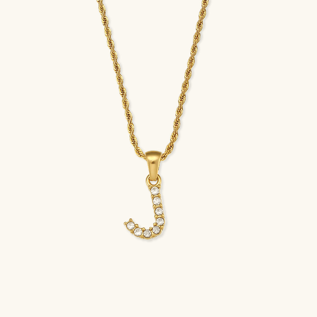 Collier Initiale Celeste en Diamant