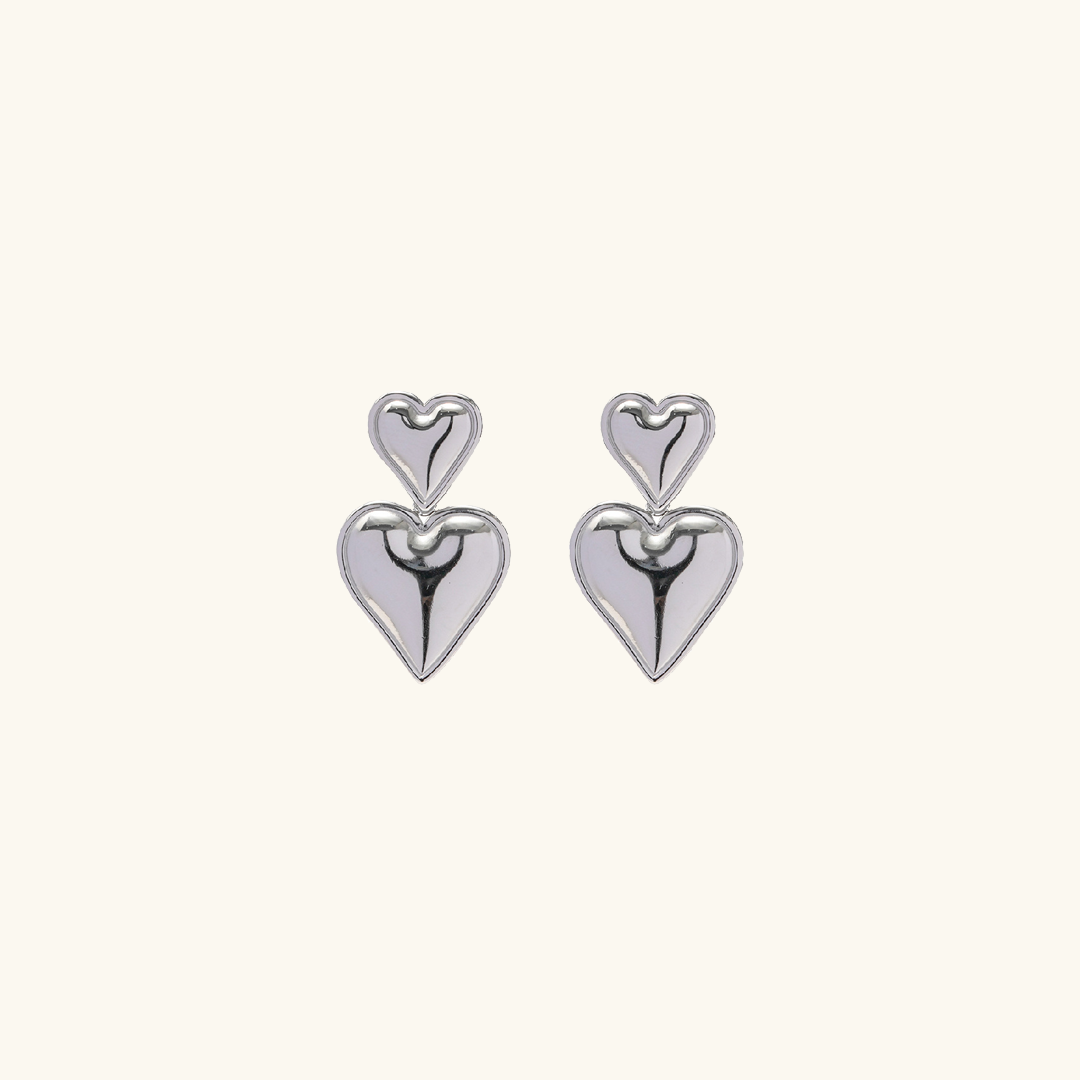 Boucles d'oreilles coeur en or Kiparis