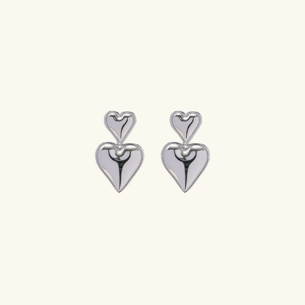 Kiparis Gold Heart Earrings