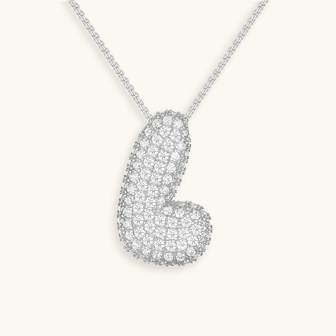 Radiant Initial Pendant Necklace