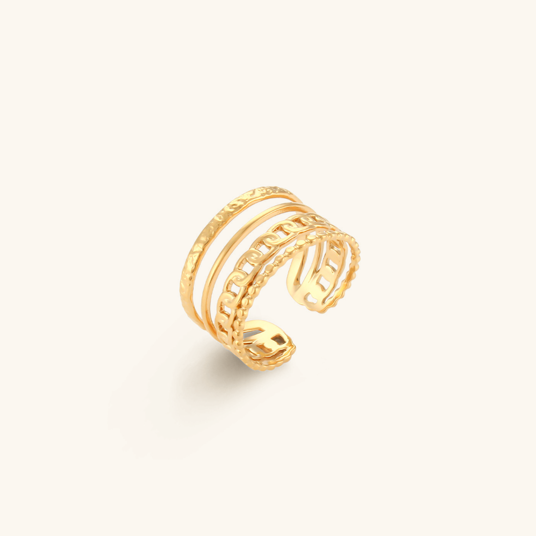 Radiance Gold Ring Set