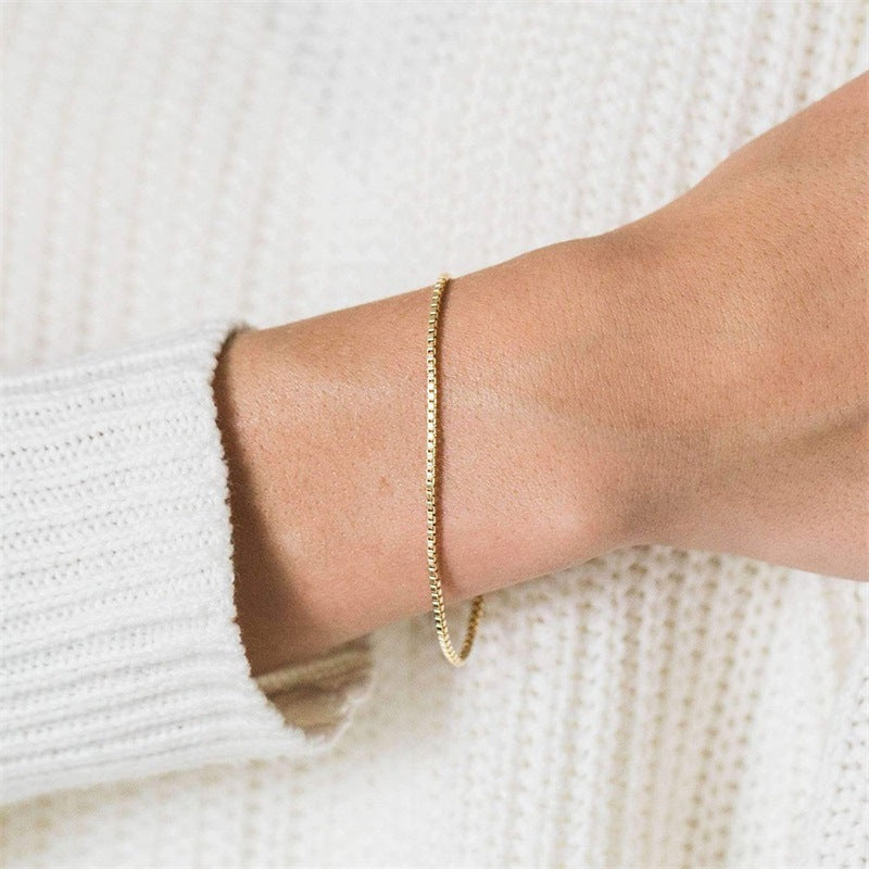 Luxe Box Link Gold Bracelet